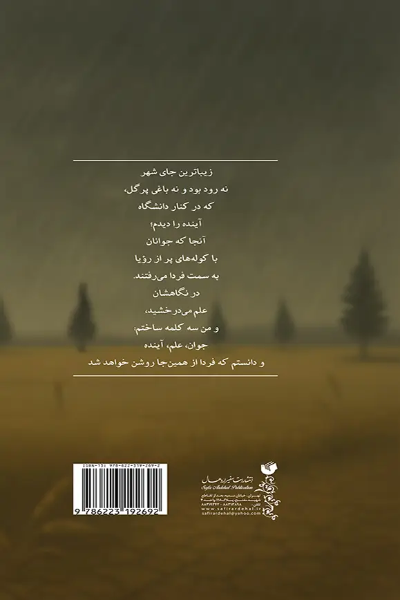 وقتی باران بارید گندم زارها مرده بودند- پشت جلد